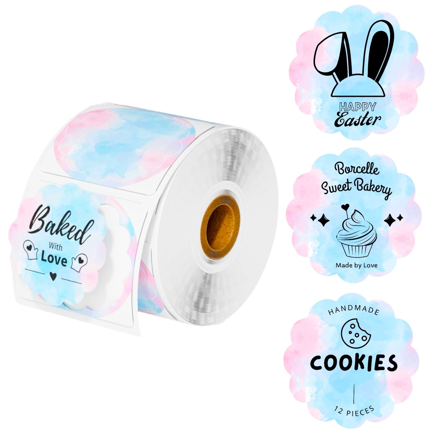 Stickers en forma de FLOR Personalizados a Tu Estilo 2”