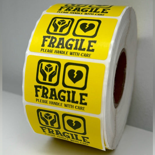 Fragile sticker label 2"